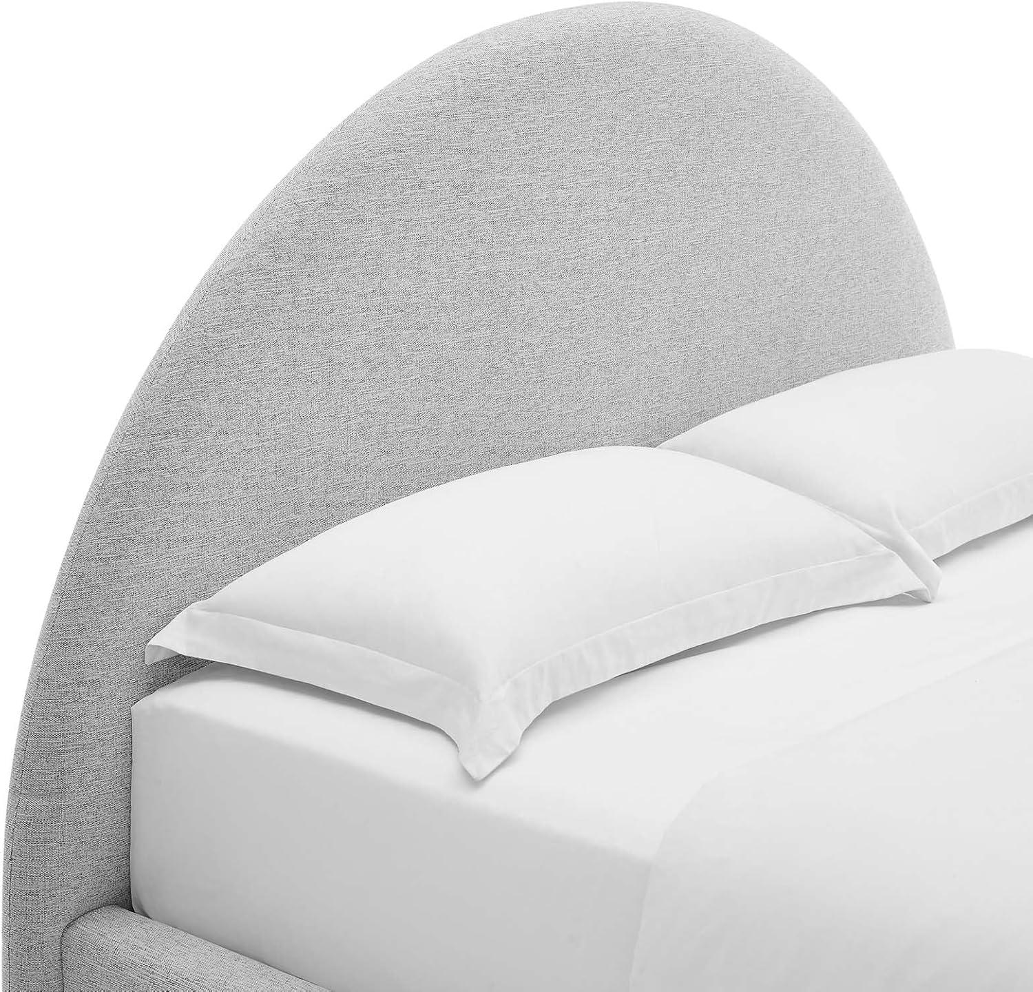 Modway Resort Performance Velvet Arched Round Platform Bed