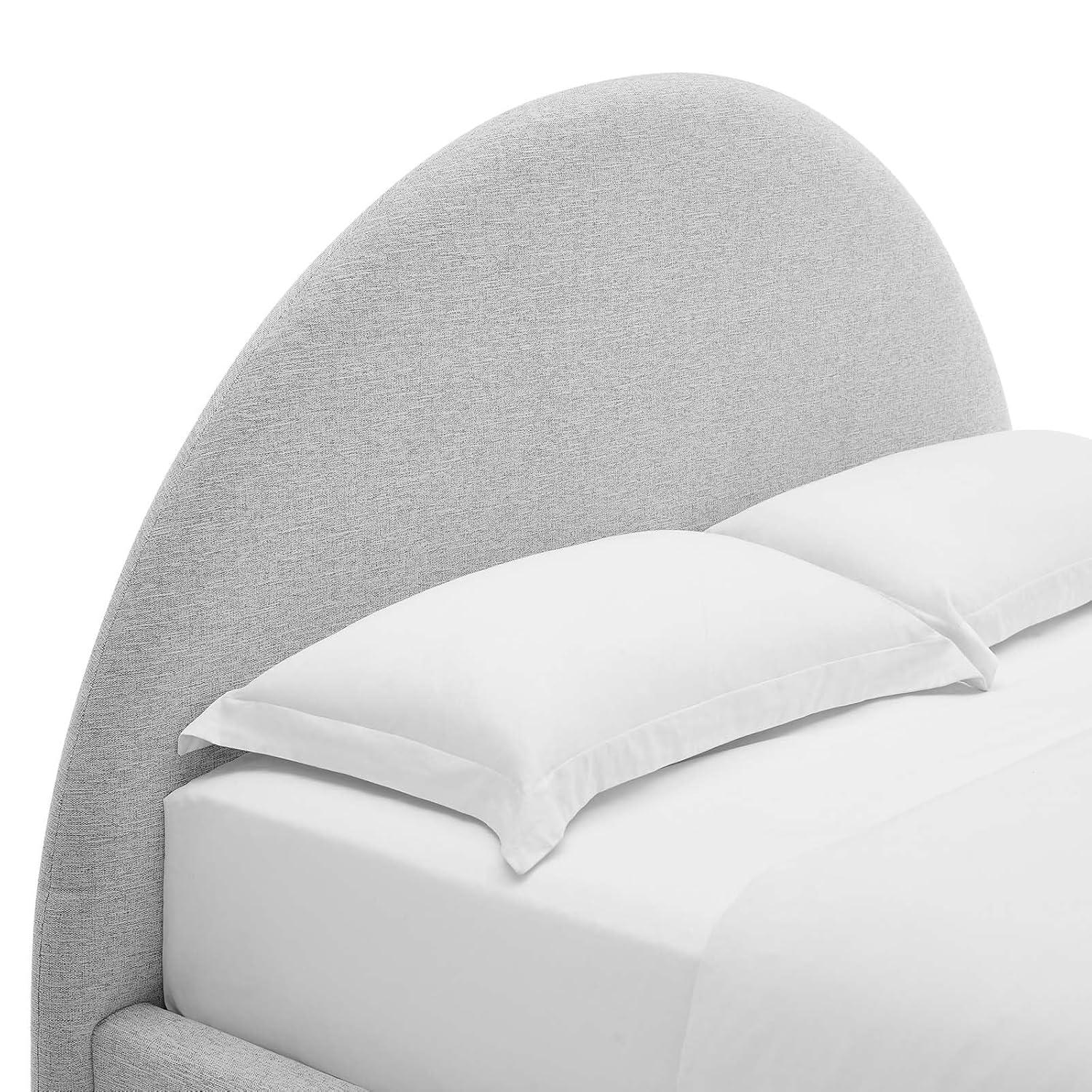 Modway Resort Performance Velvet Arched Round Platform Bed