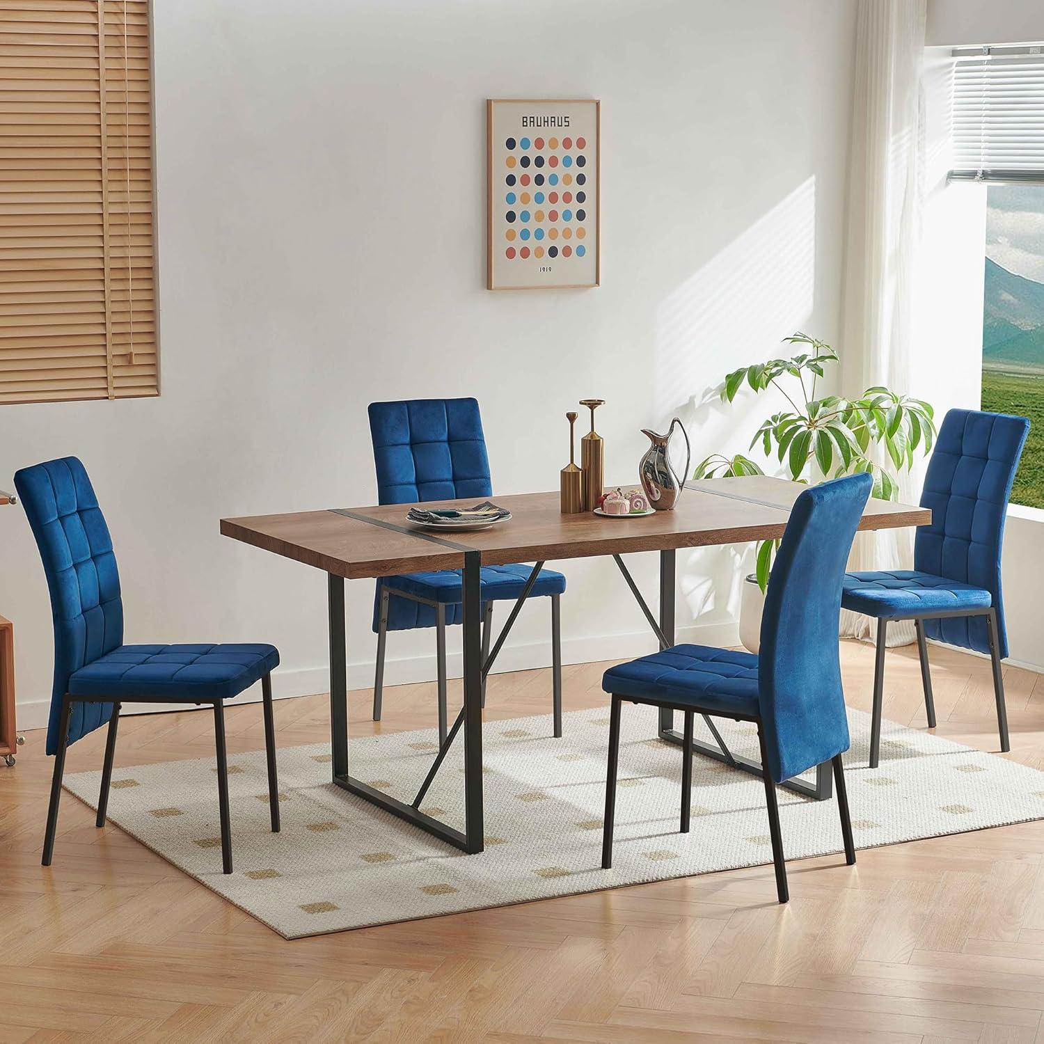 Brooklyn Velvet High Back Side Chair