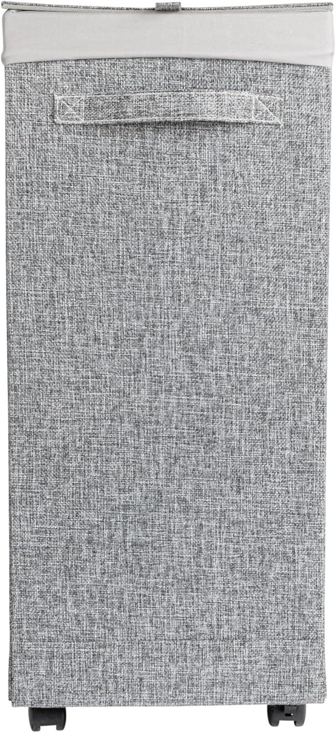 Household Essentials Rolling Laundry Hamper with Handles