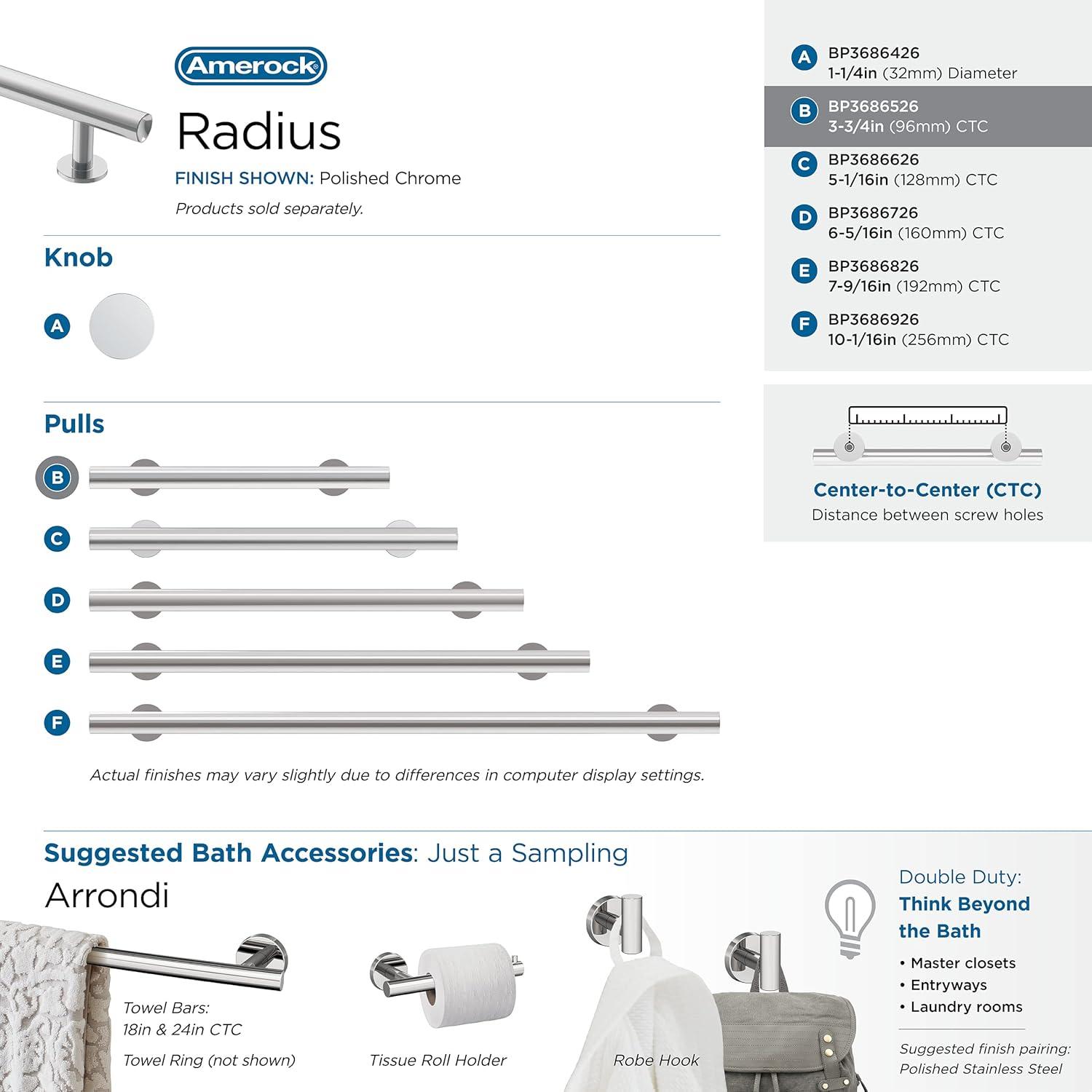 Amerock Radius Cabinet or Drawer Pull