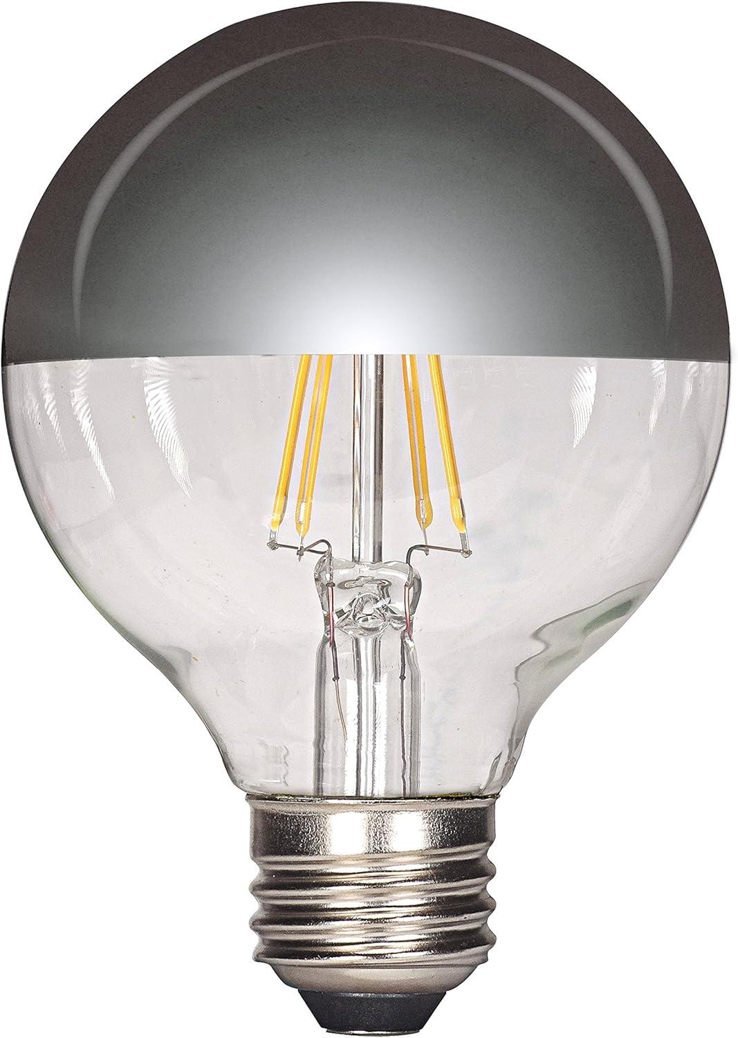 Silver Crown G25 Dimmable Clear LED Edison Bulb