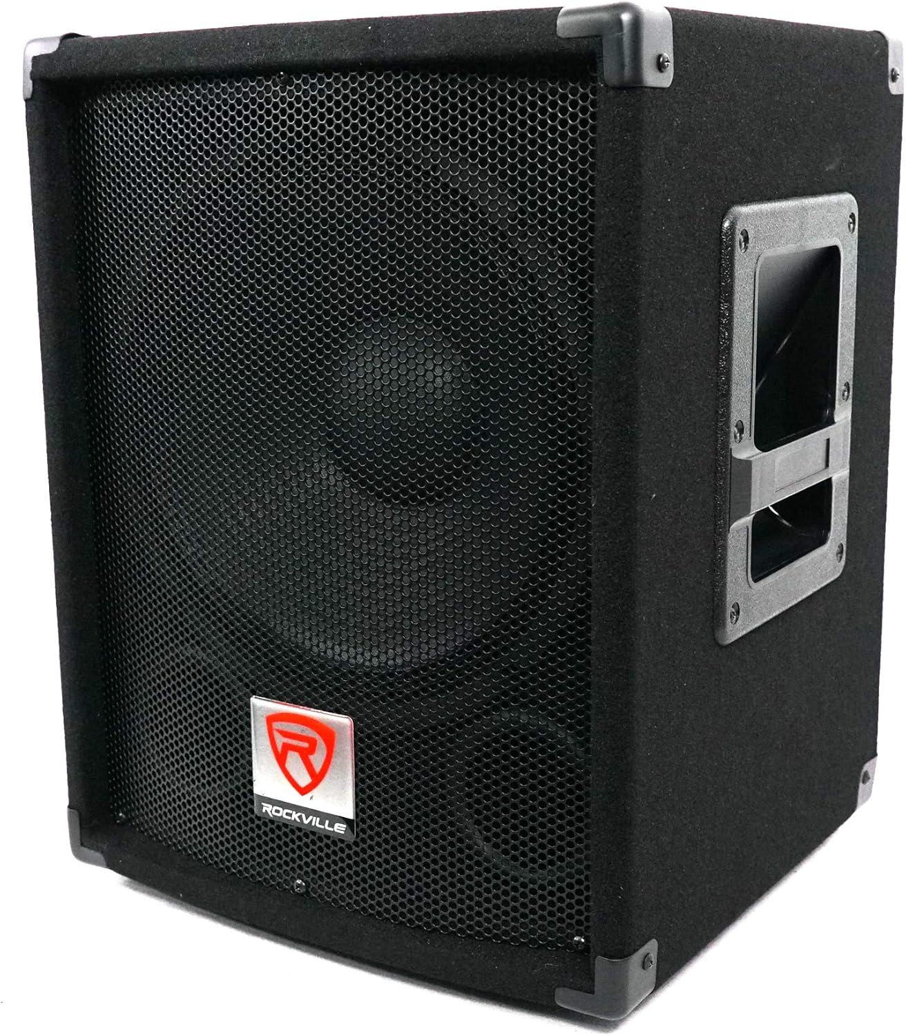 Rockville SBG1128 12" 600 Watt Passive Pro DJ Subwoofer, MDF Cabinet/Pole Mount