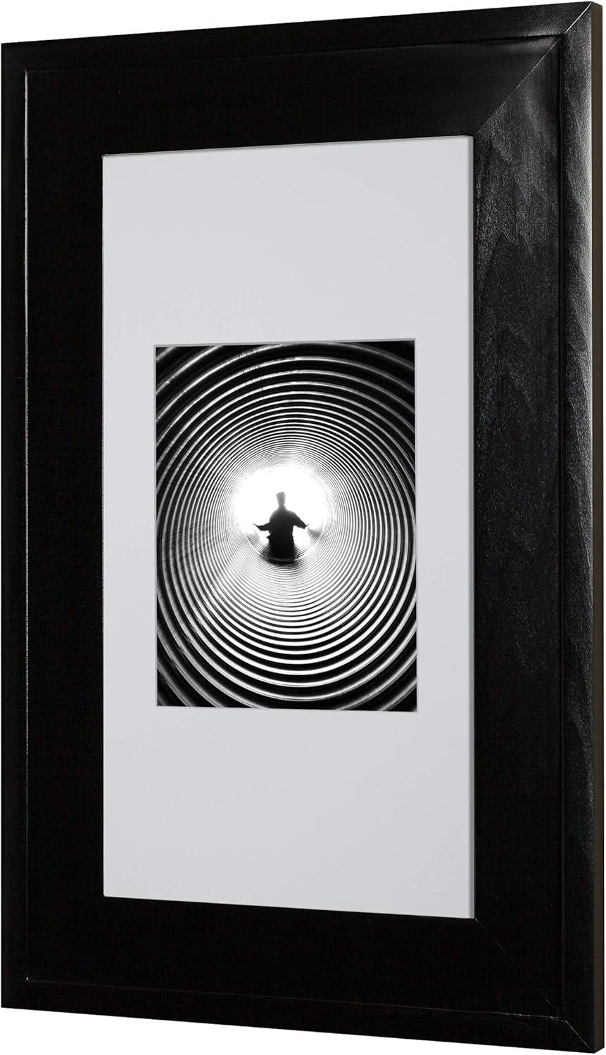 Fox Hollow Furnishings 103BL2-CW Recessed Picture Frame Door Medicine Cabinet with 3 Adjustable Shelves