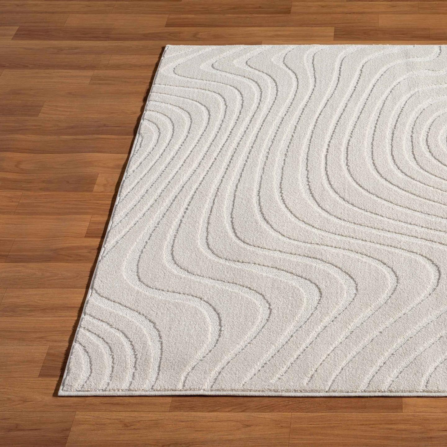 Luxe Weavers Abstract Wave Area Rug