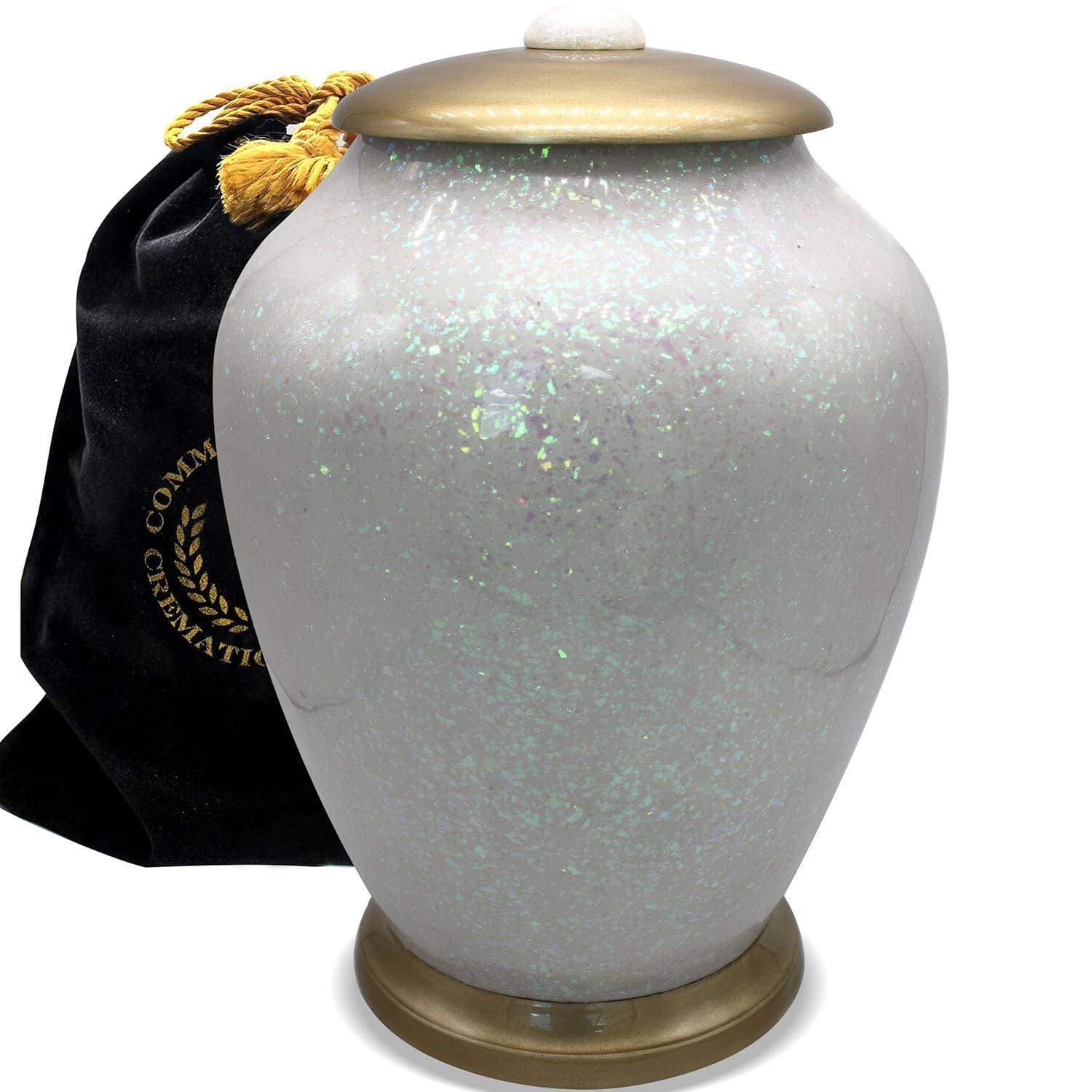 Urnas de Cremación Brillantes y Brillantes Prismáticas para Cenizas Humanas Urnas para Adultos para Cenizas de Cremación Urnas para Cenizas Adultas Urnas para Cenizas Urnas de Cremación para Cenizas Humanas Grandes