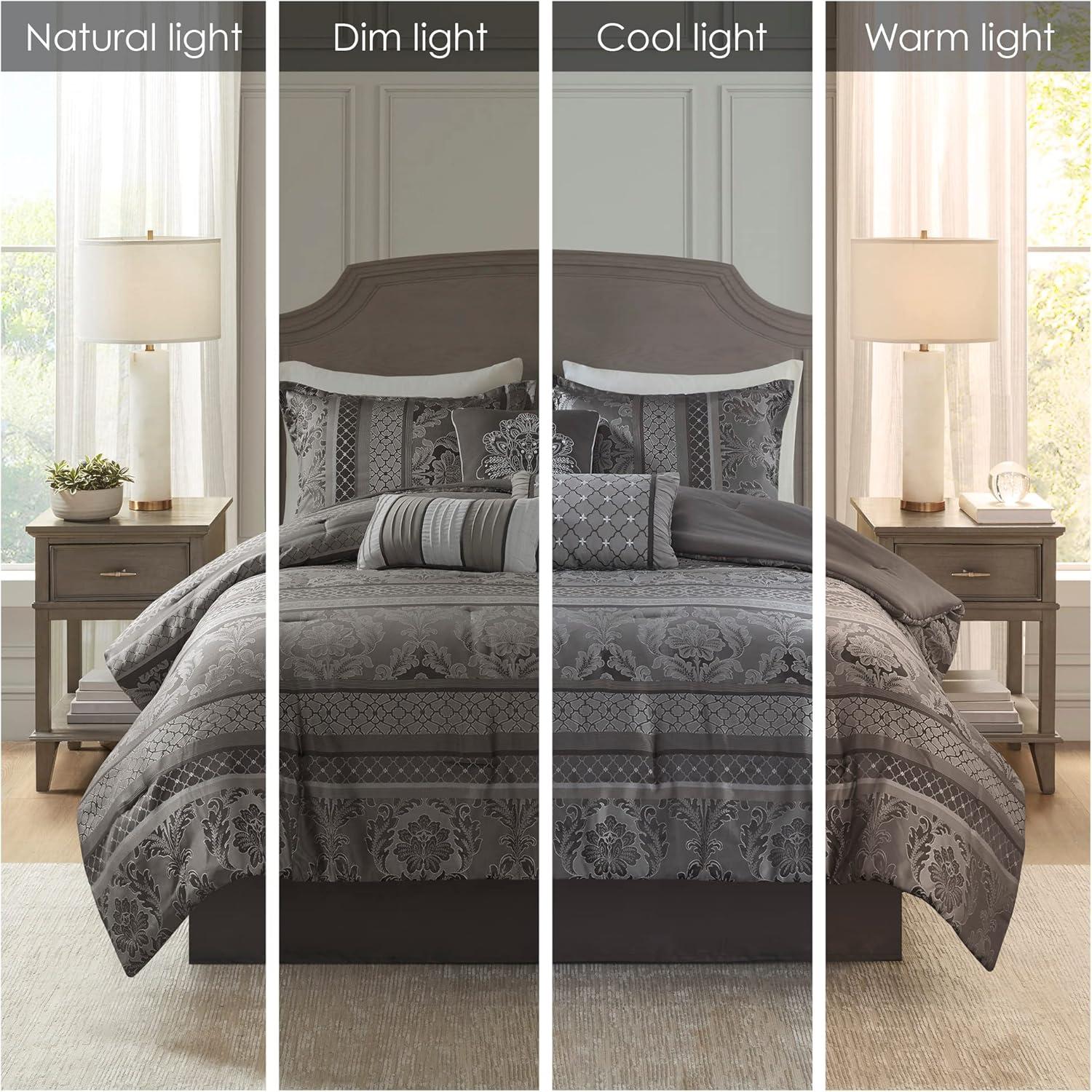 Madison Park Bellagio 7 Piece Jacquard Comforter Set