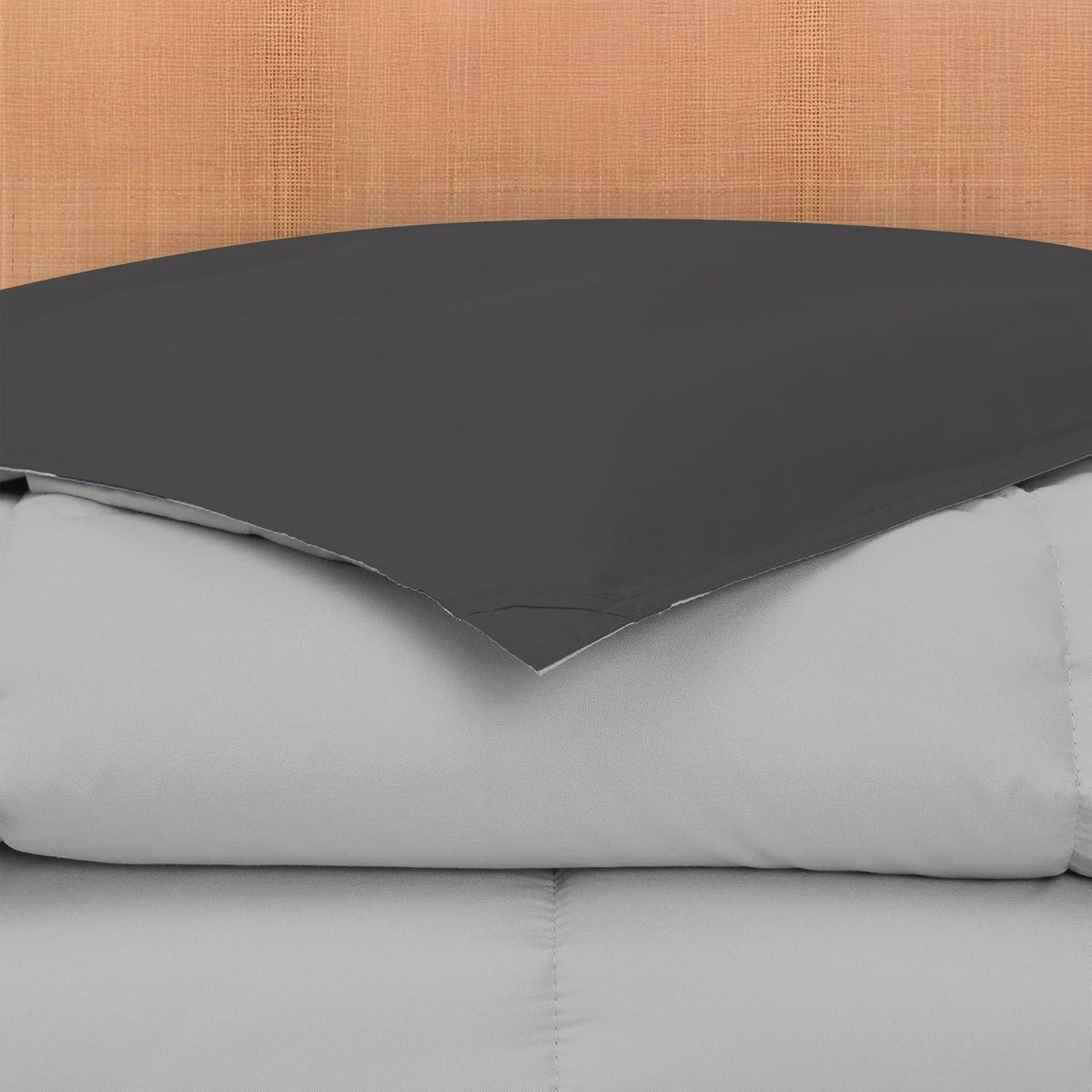 Modern Threads Modern Threads Sanctuary by PCT Down Alternative Microfiber Quilted Reversible Comforter & Duvet Insert - Soft, Comfortable Alternative to Goose Down - Bedding for All Seasons