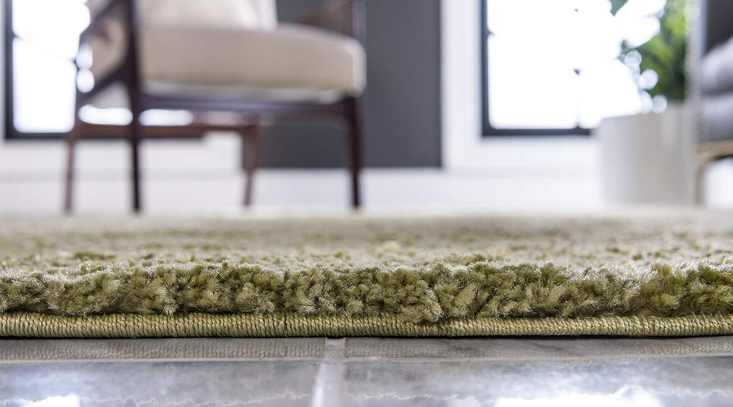 Unique Loom Solo Calabasas Solid Indoor Woven Area Rug