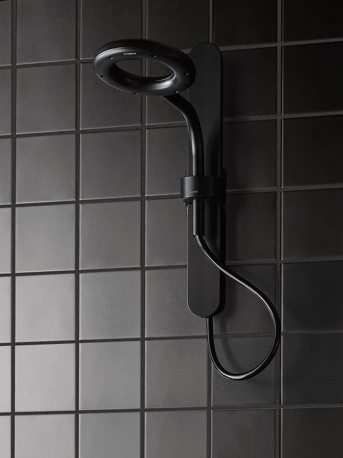 Moen N207C0Bl Matte Black Two-Function 7.9" Diameter Head Standard With Handshower