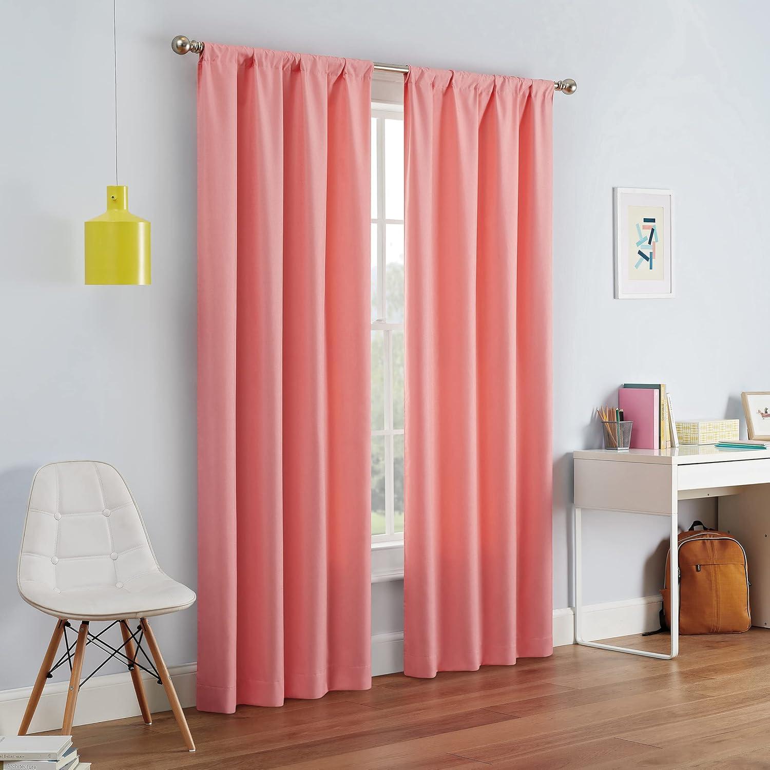 Kendall Polyester Blackout Curtain Single Panel