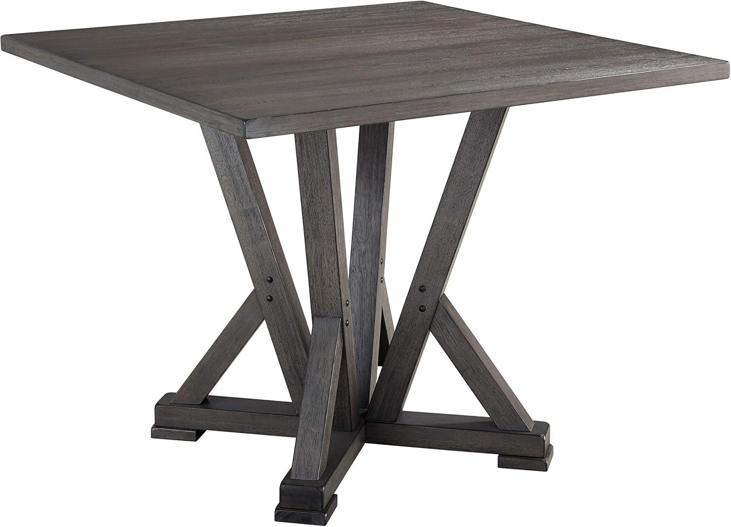 Progressive Furniture Fiji Transitional Wood Counter Table in Harbor Gray