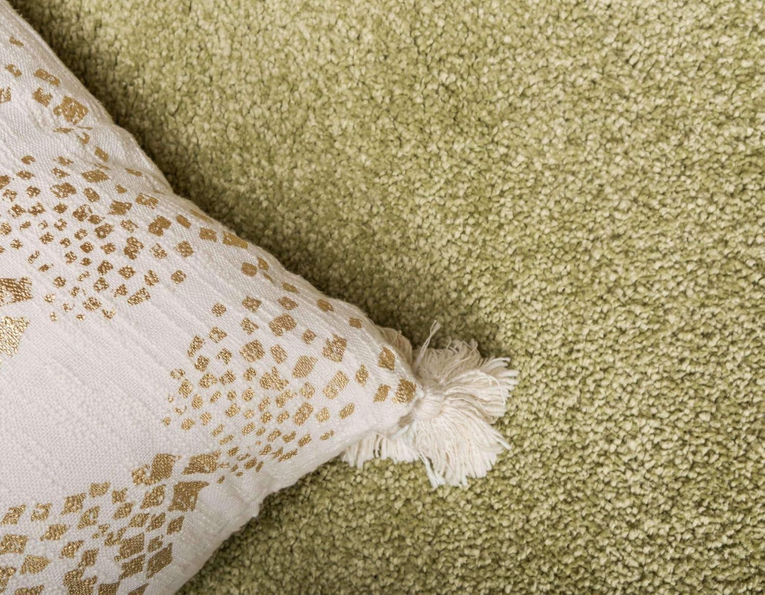 Unique Loom 2' 2 x 13' 0 Solo Calabasas Light Green Area Rug