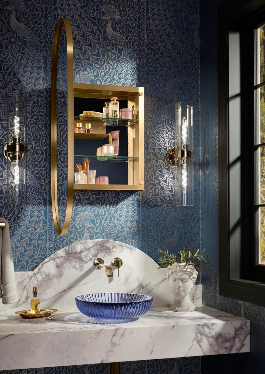 Essential Capsule Wall Mirror, Bathroom/Vanity Mirror with Frame