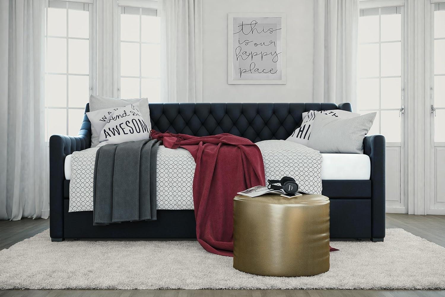 Monarch Hill Ambrosia Upholstered Daybed with Trundle