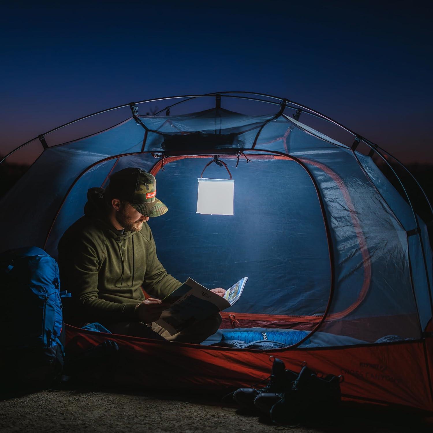 LuminAID Max QI Inflatable Solar Lantern and Charger