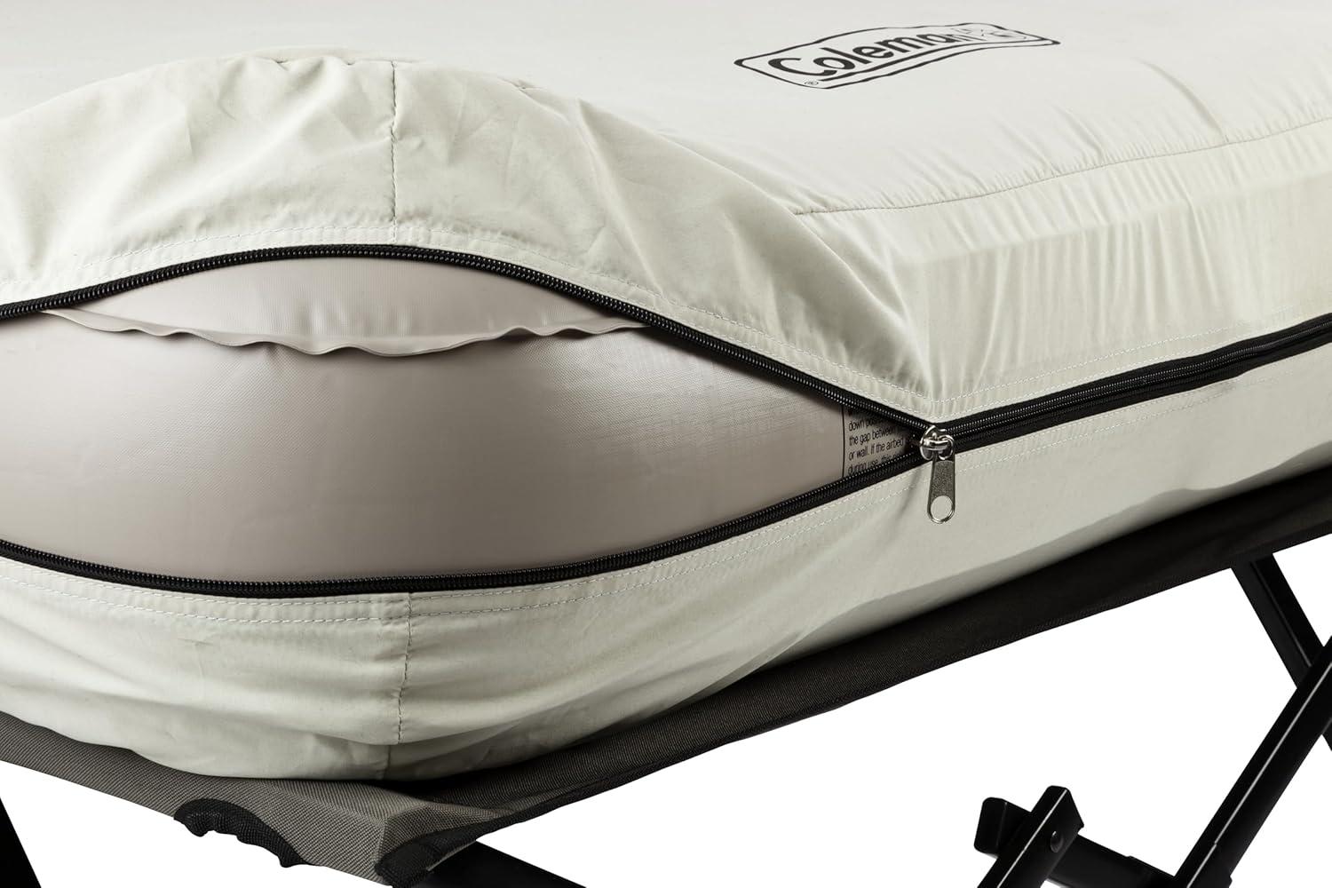 Twin Folding Cot with Air Mattress and Pump