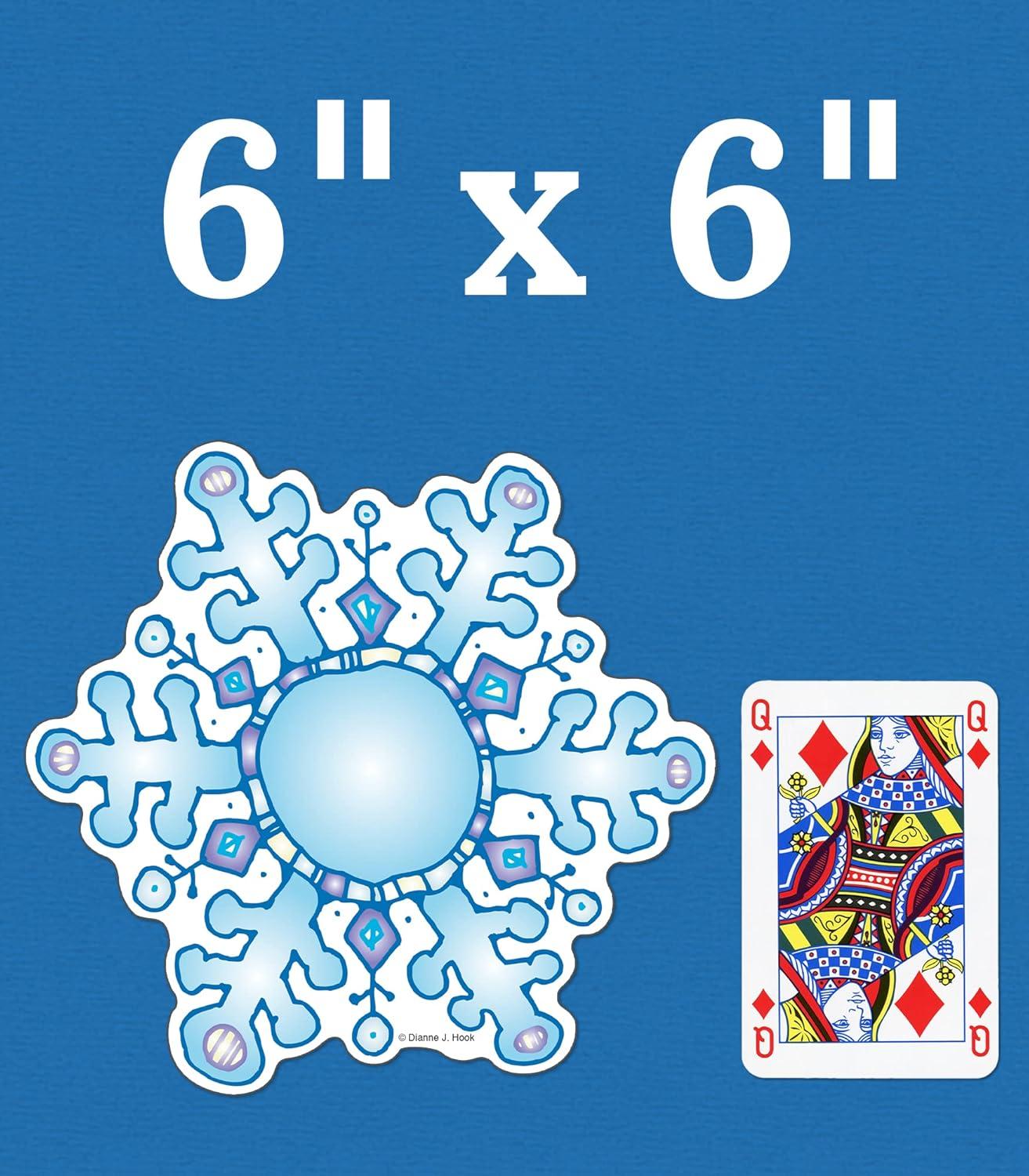 Frank Schaffer Publications/Carson Dellosa Publications Snowflakes Bulletin Board Cut Out