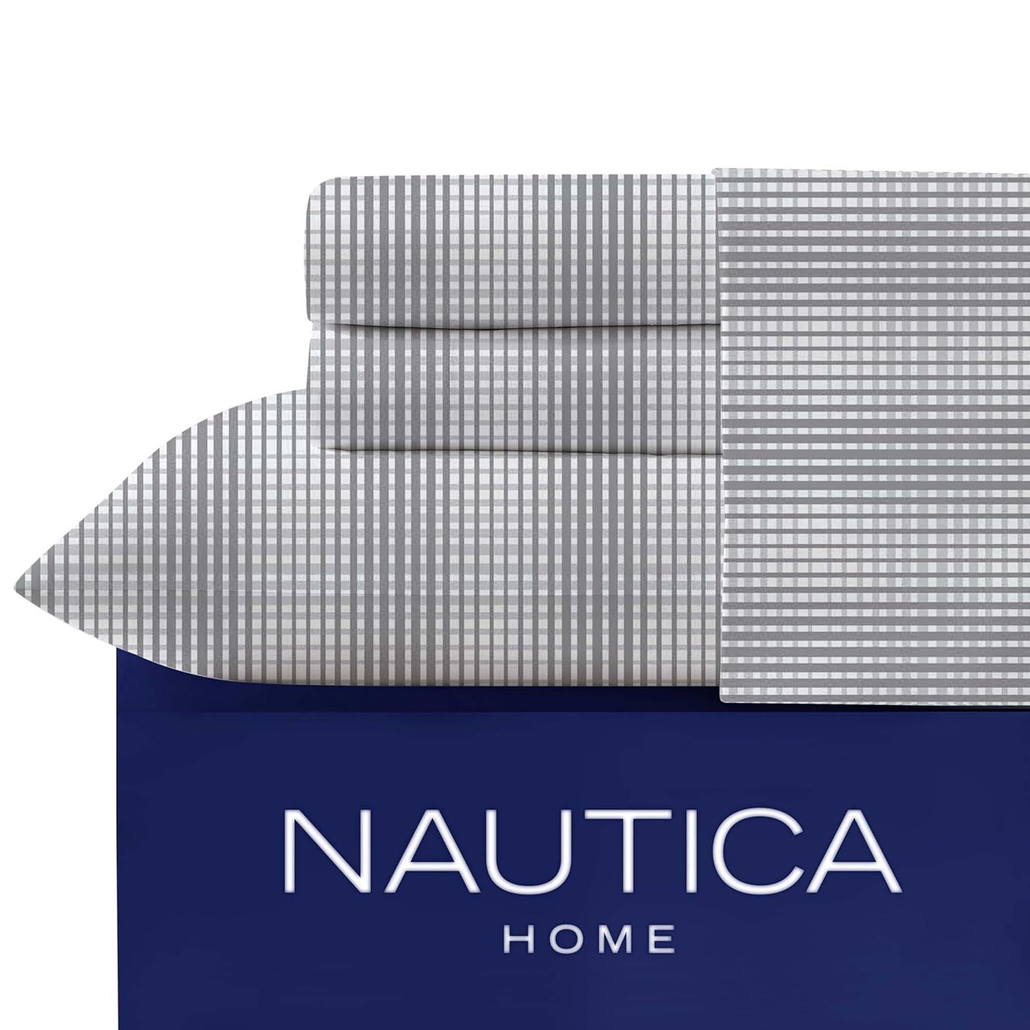 Nautica Printed Cotton Percale Sheet Sets