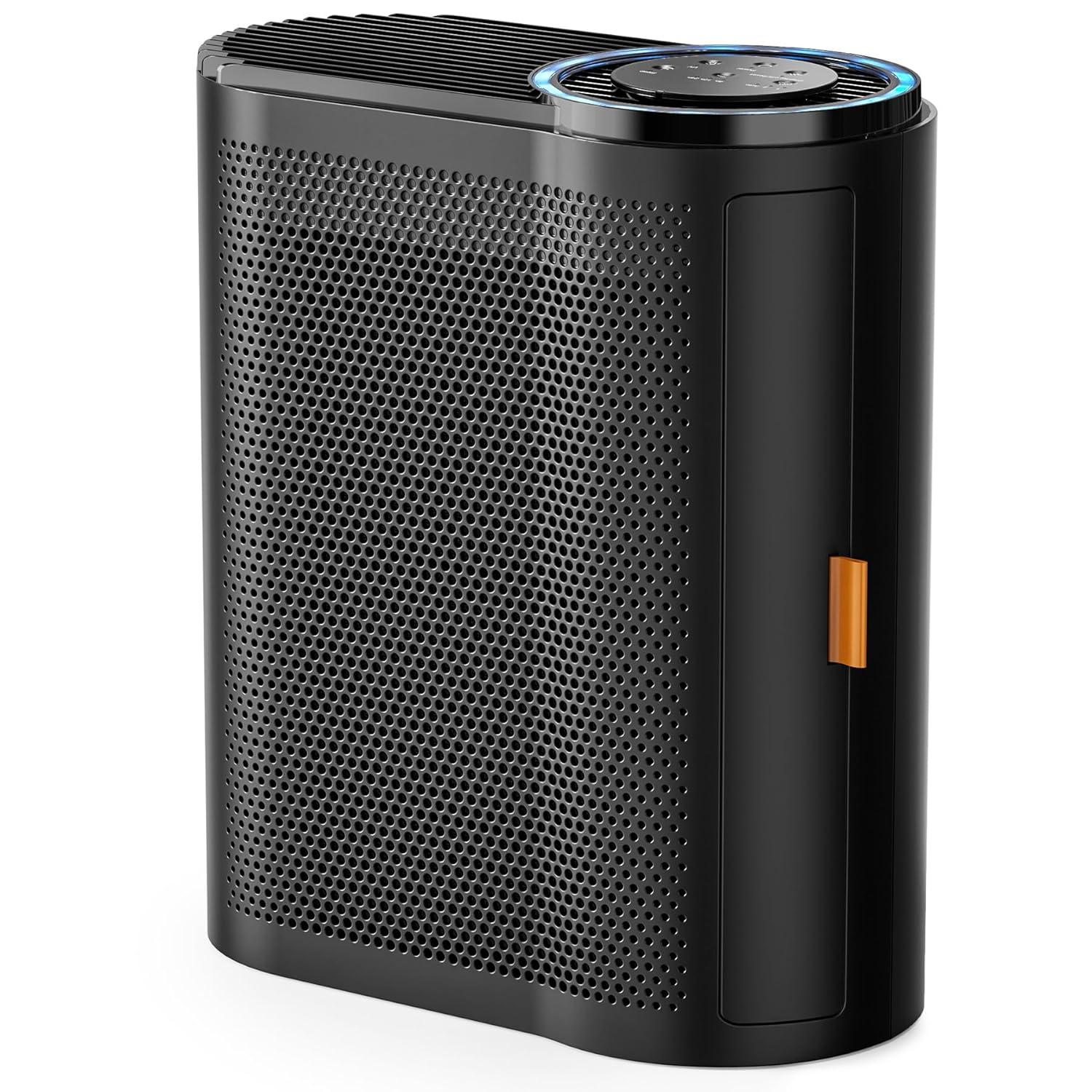 Invenitiah AROEVE Air Purifiers For Home Large Room Up To 1095 Sq.Ft Coverage With Air Quality Sensors Impressive Filter Layer With Auto Function For Home, Bedroom, MK04- Black
