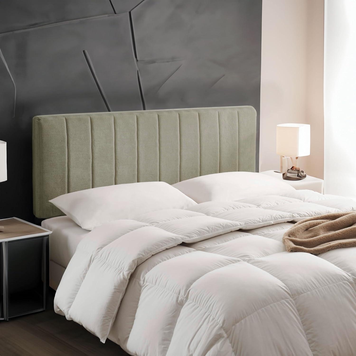 Nestl Chastelyne Upholstered Easy Assemble Wall Mounted Headboard