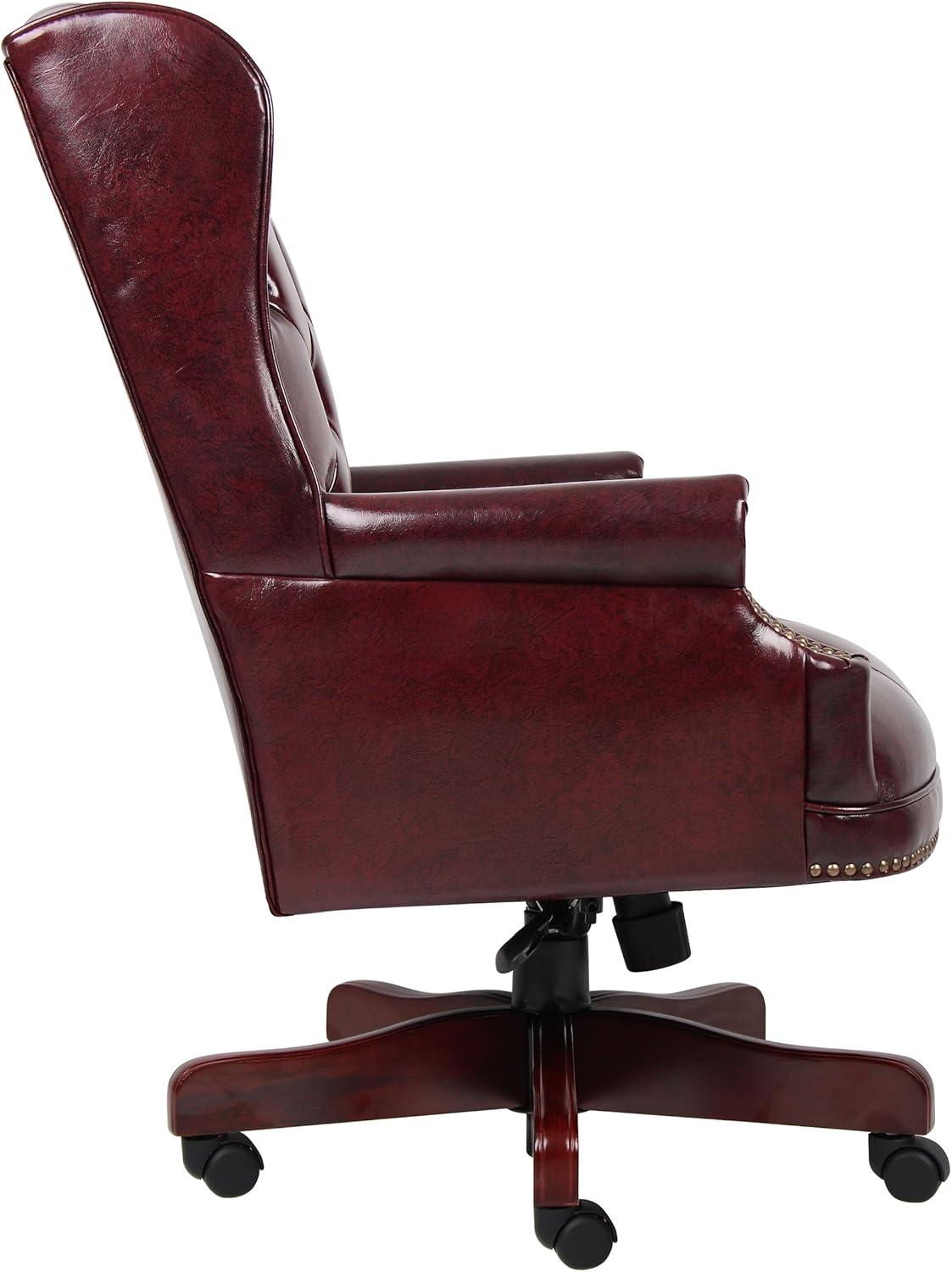 Boss Office Products Traditional Vinyl Executive Chair