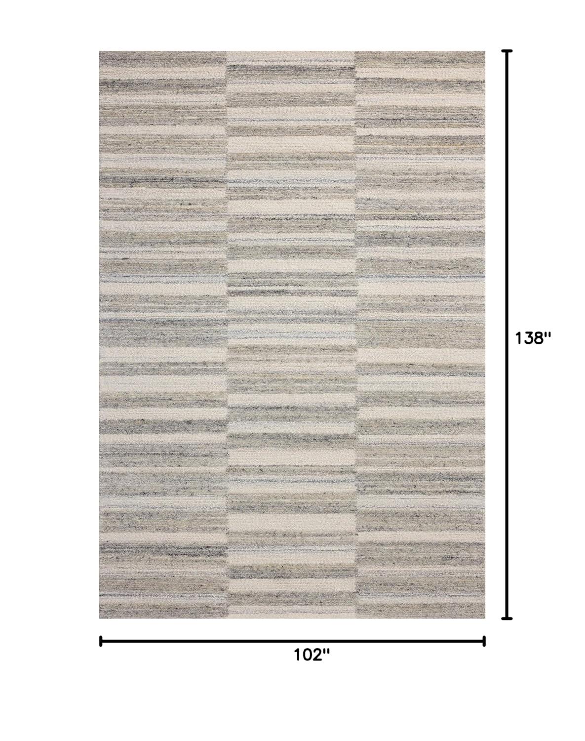 Magnolia Home by Joanna Gaines x Loloi Rae Stone / Ivory Area Rug