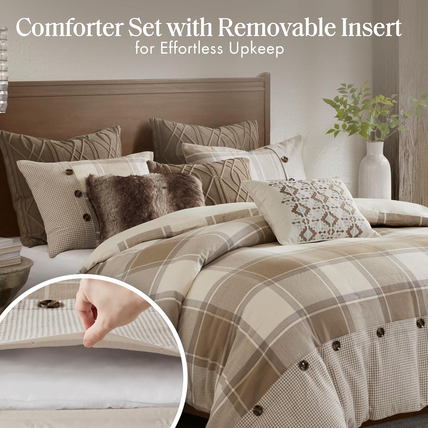 Madison Park Signature Shades of Grey Textured Comforter Set