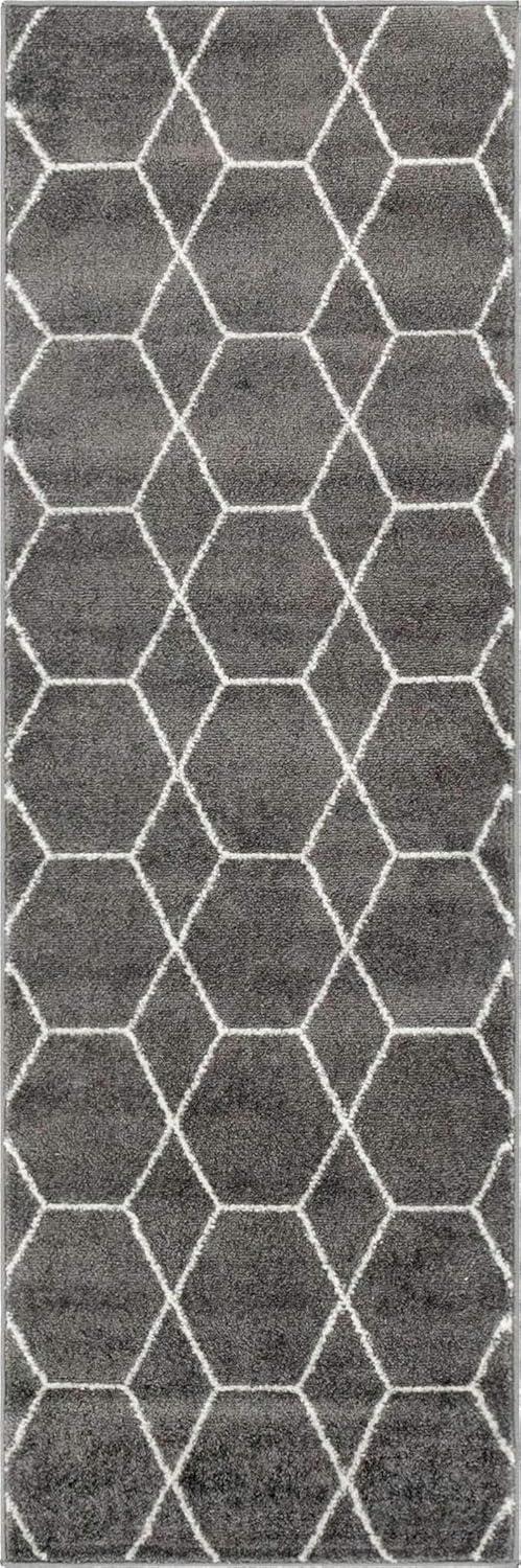 Unique Loom Trellis Frieze Geometric Trellis Indoor Woven Area Rug