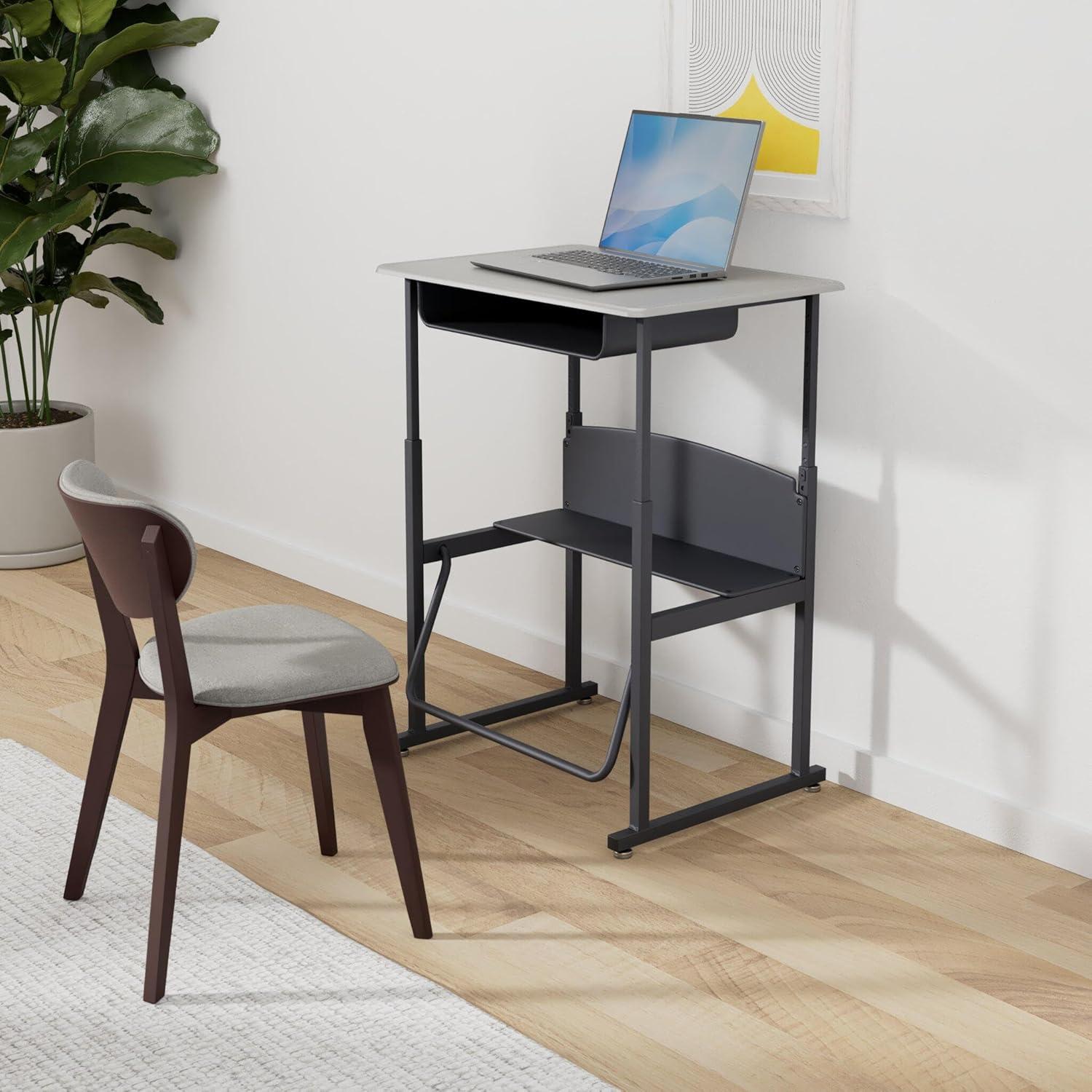 Safco Products Company AlphaBetter® Metal Adjustable Height Open Front Desk