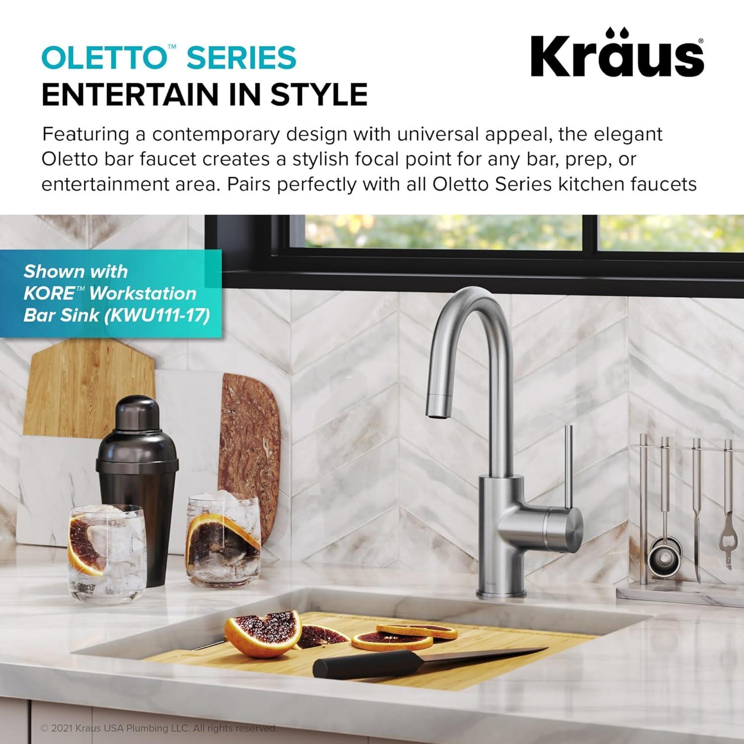 Oletto™ Single Handle Kitchen Bar Faucet