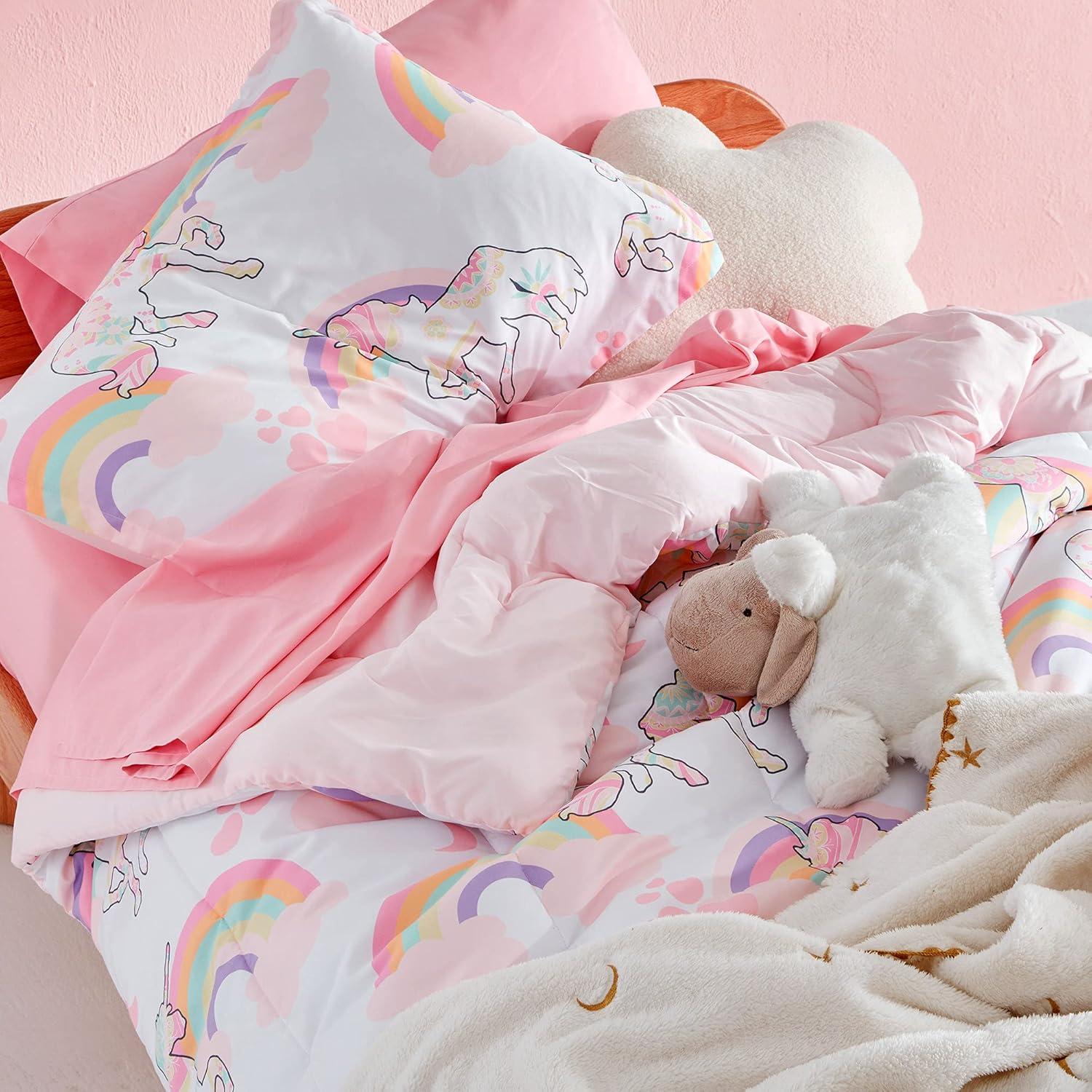 Unicorn Microfiber Bedding Set