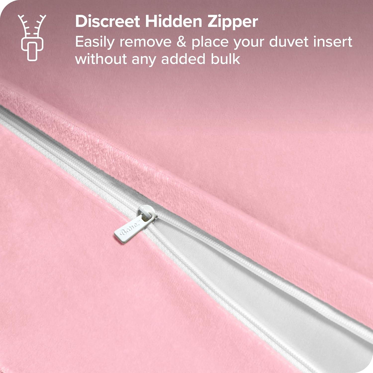 Bare Home Shaggy Fleece Plush Duvet Cover