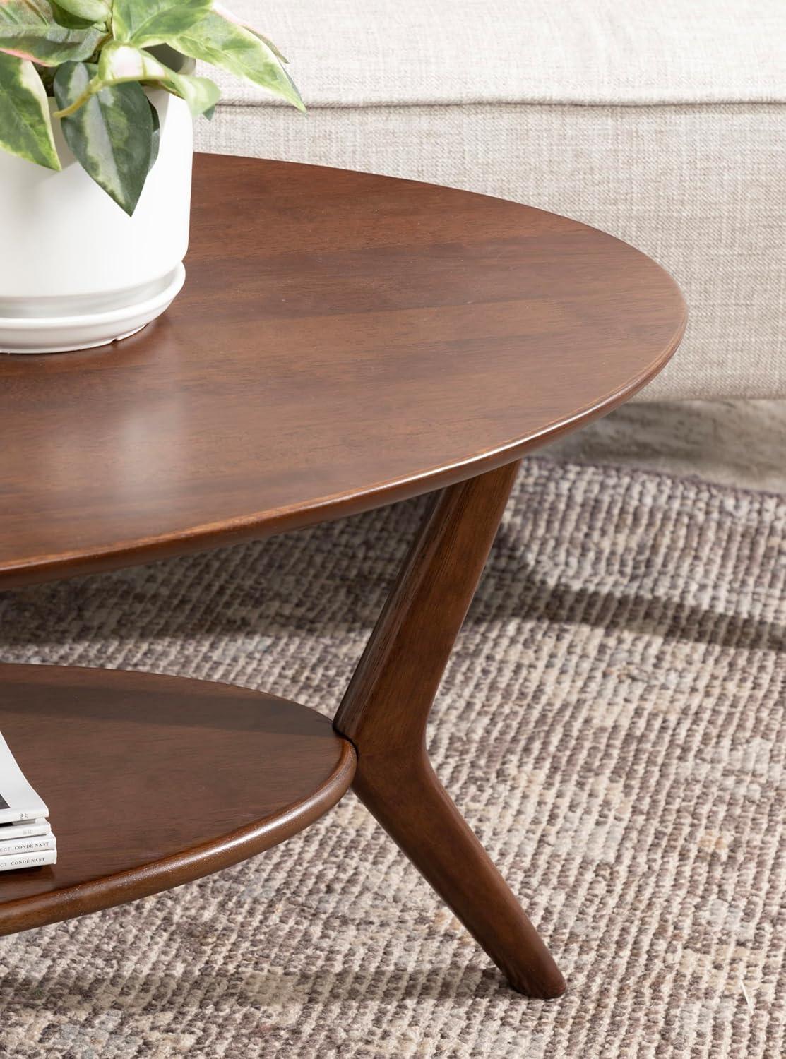 Kate and Laurel Nylah Oval Coffee Table