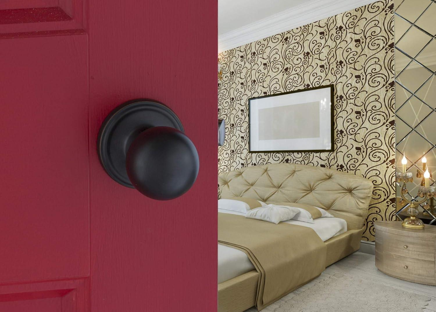 Ball Single Dummy Door Knob with Round Rosette