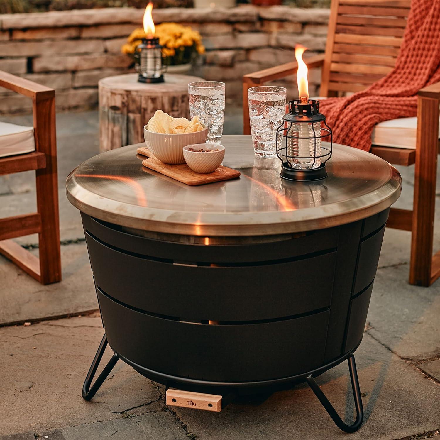 Tiki Reunion Fire Table Top Fire Pit Cover