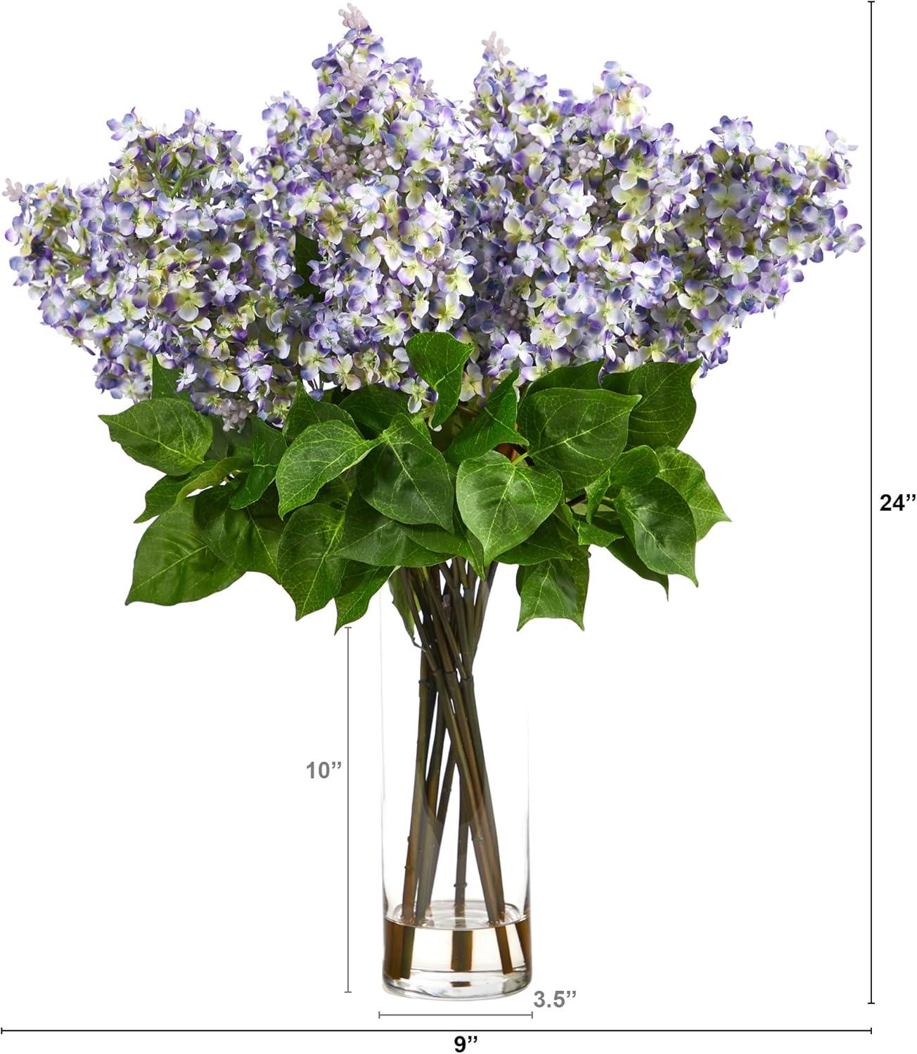 Primrue Alvarado Lilac Arrangement in Vase