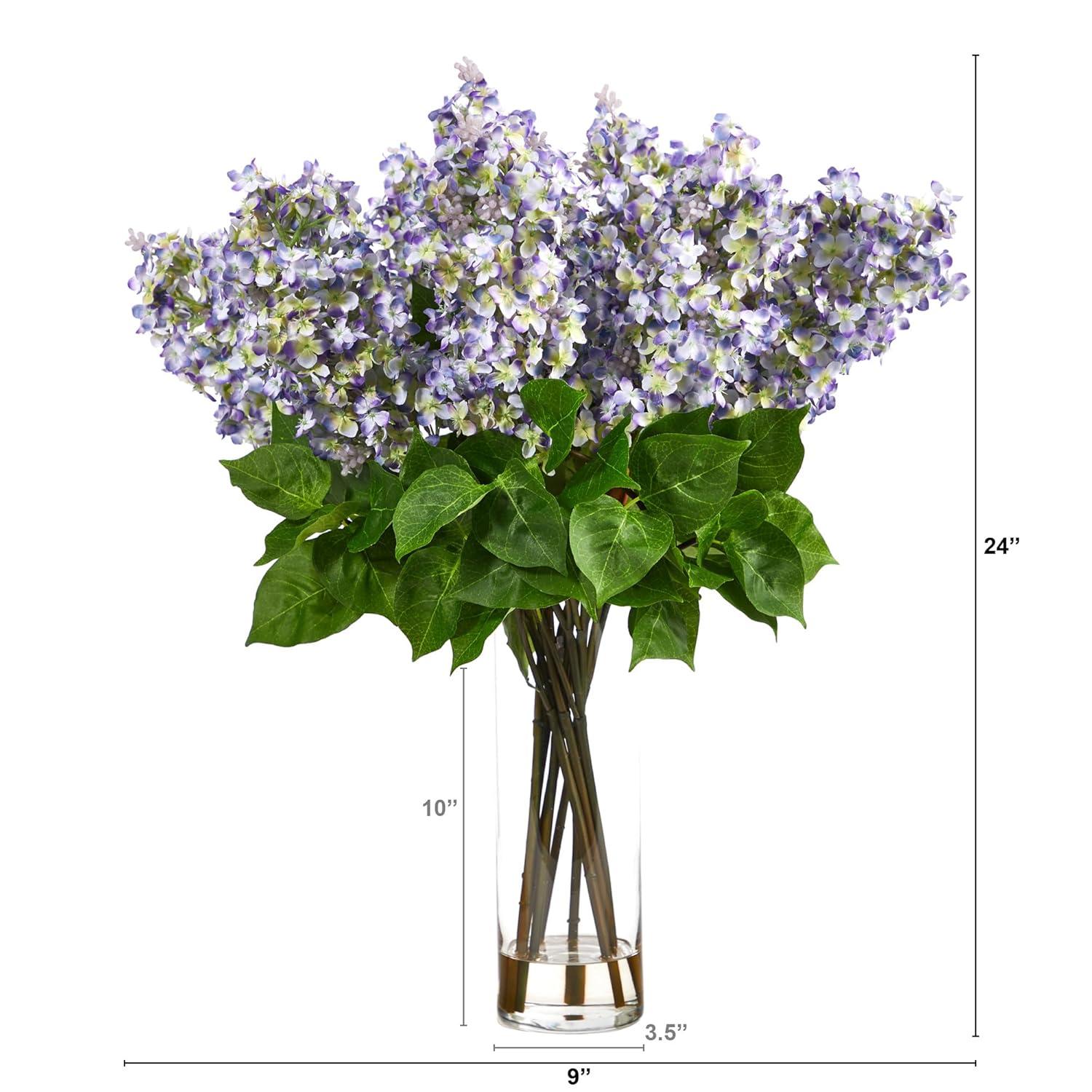 Primrue Alvarado Lilac Arrangement in Vase
