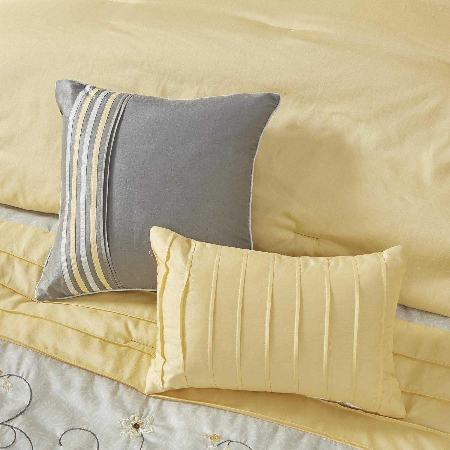 Serene Embroidered 7 Piece Comforter Set