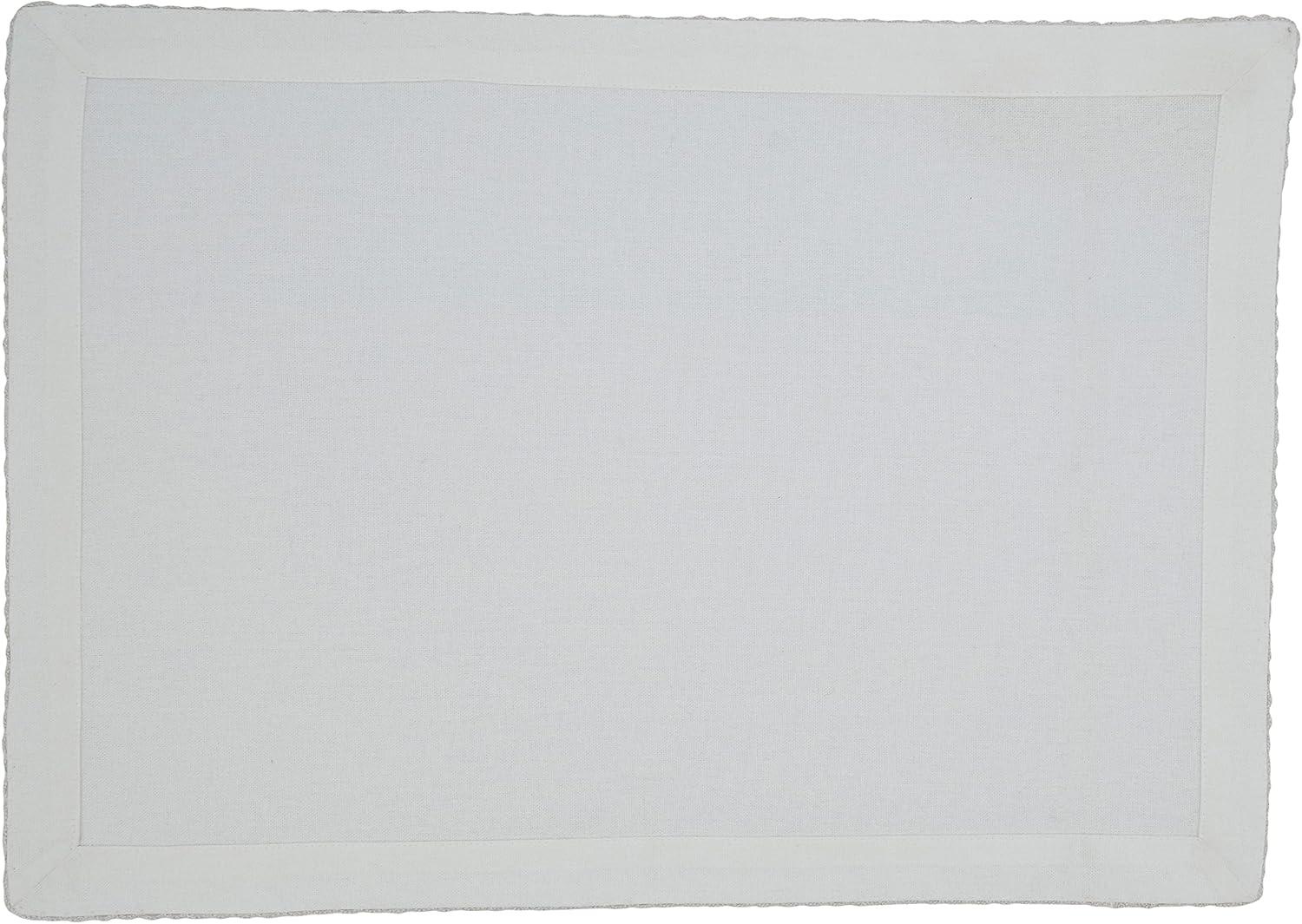 Recotting Cotton No Pattern Rectangle Placemat (Set of 4)