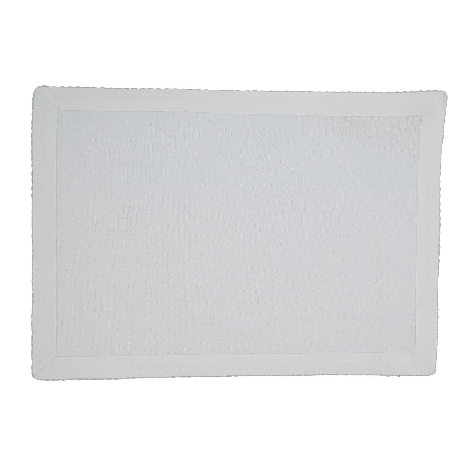 Recotting Cotton No Pattern Rectangle Placemat (Set of 4)