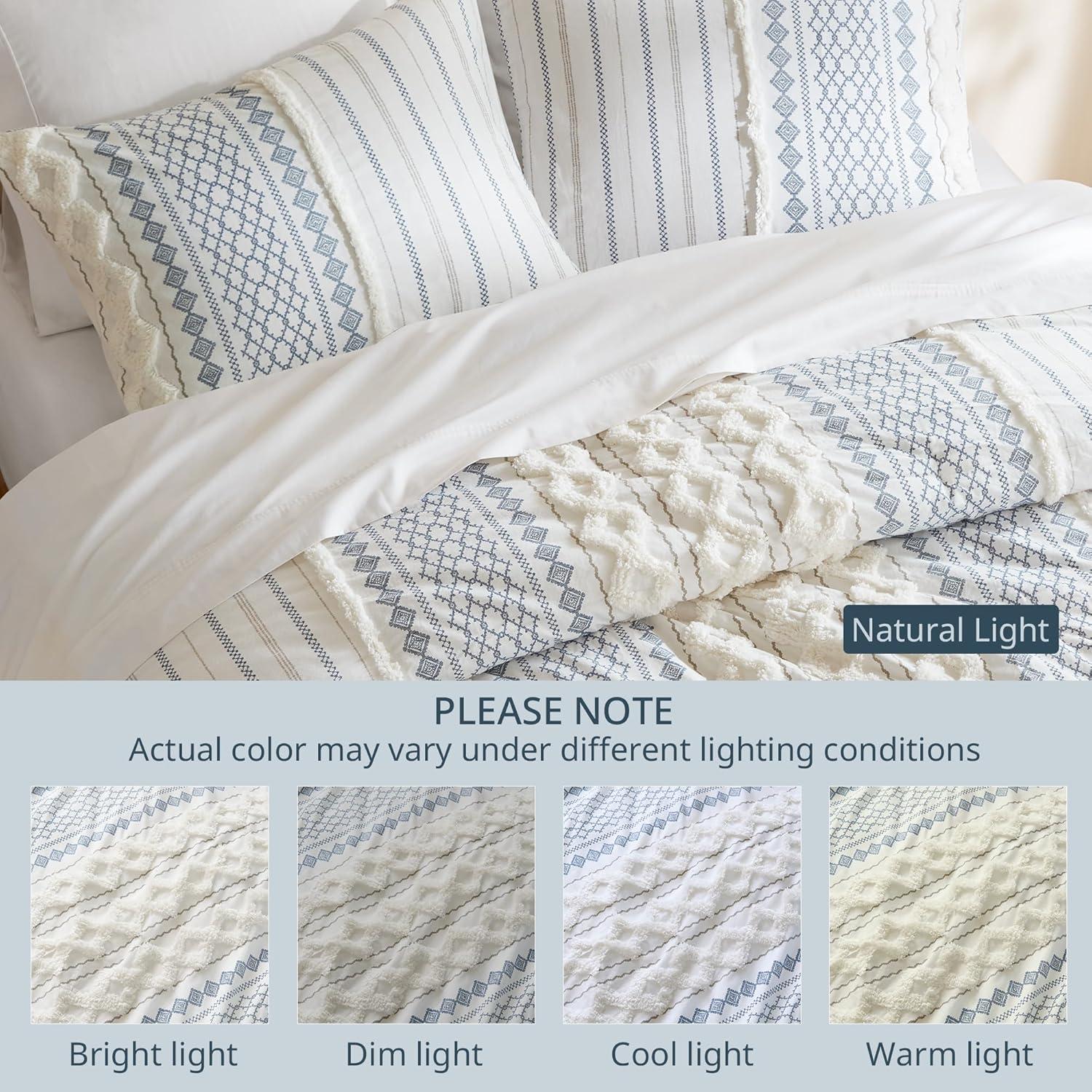 INK+IVY Imani Cotton Printed Duvet Cover Set