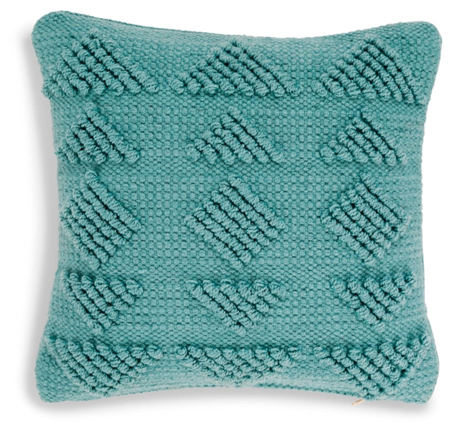 Signature Design by Ashley Rustingmere Casual Square Indoor/Outdoor Pillow with Geometric Design, 16 x 16"