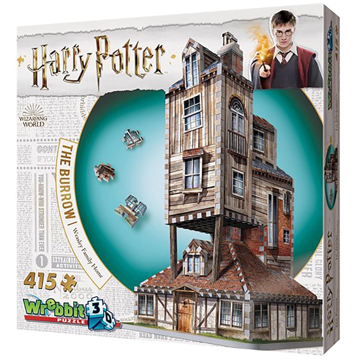 Harry Potter The Burrow - Weasley Family Home 3D Puzzle 415pc