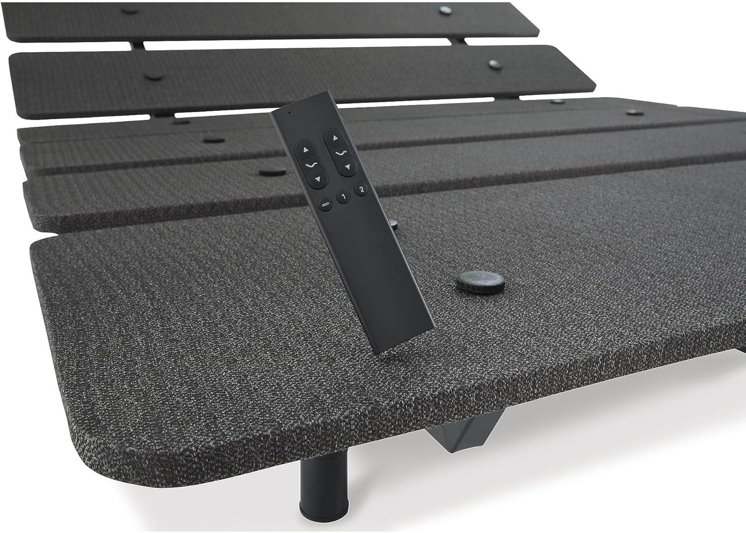 Signature Design by Ashley Cosmic Power Base Queen Adjustable Bed Base, Black