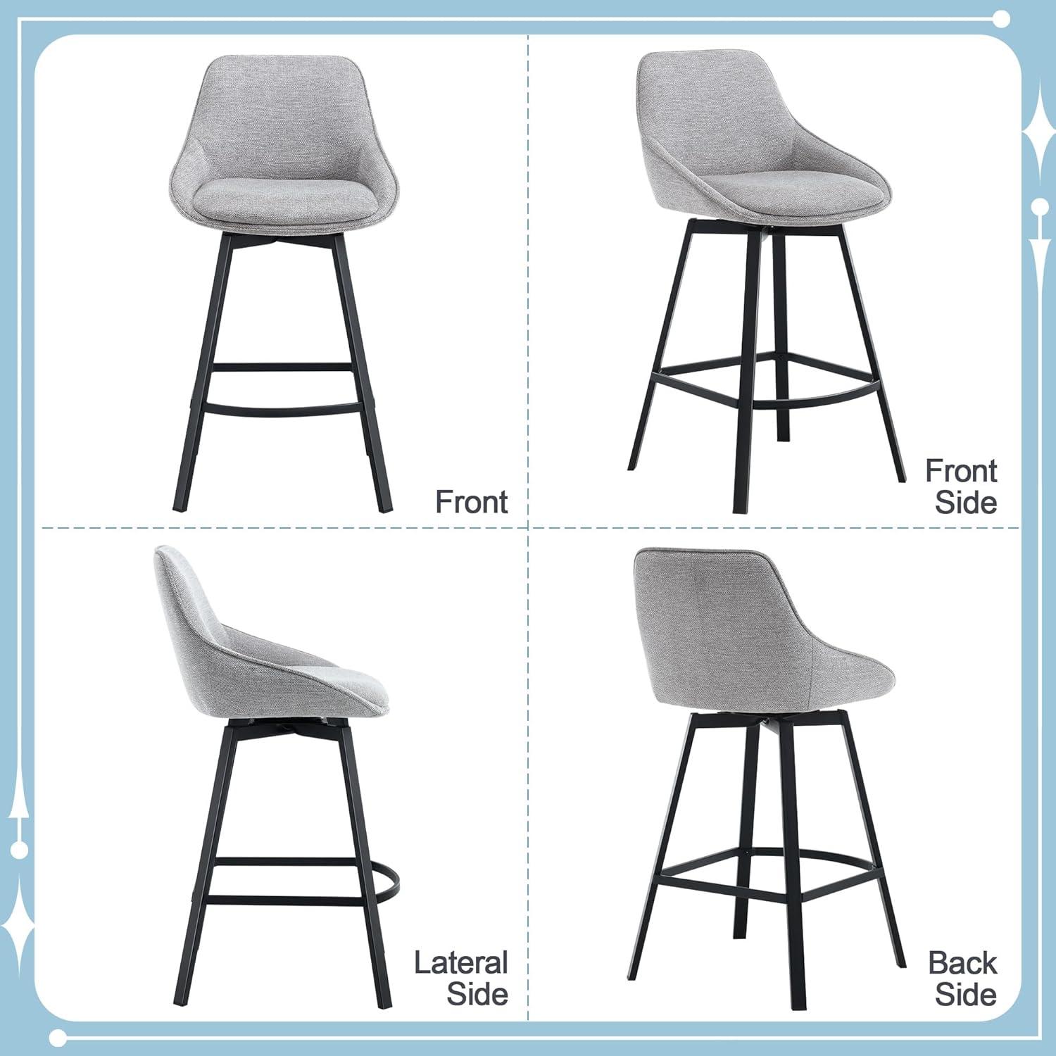 Absalom Swivel 25.2'' Counter Stool