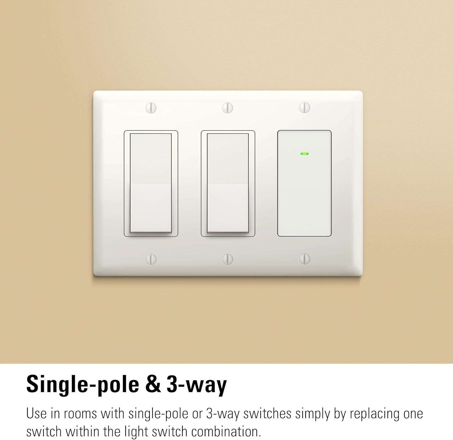 Eve White Smart Light Switch with Matter Technology