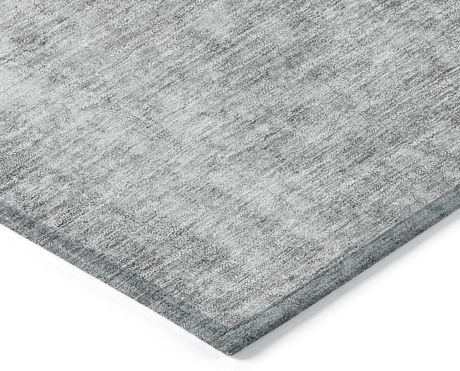 Addison Rugs Chantille ACN656 Gray 3' x 5' Indoor Outdoor Area Rug, Easy Clean, Machine Washable, Non Shedding, Bedroom, Entry, Living Room, Dining Room, Kitchen, Patio Rug