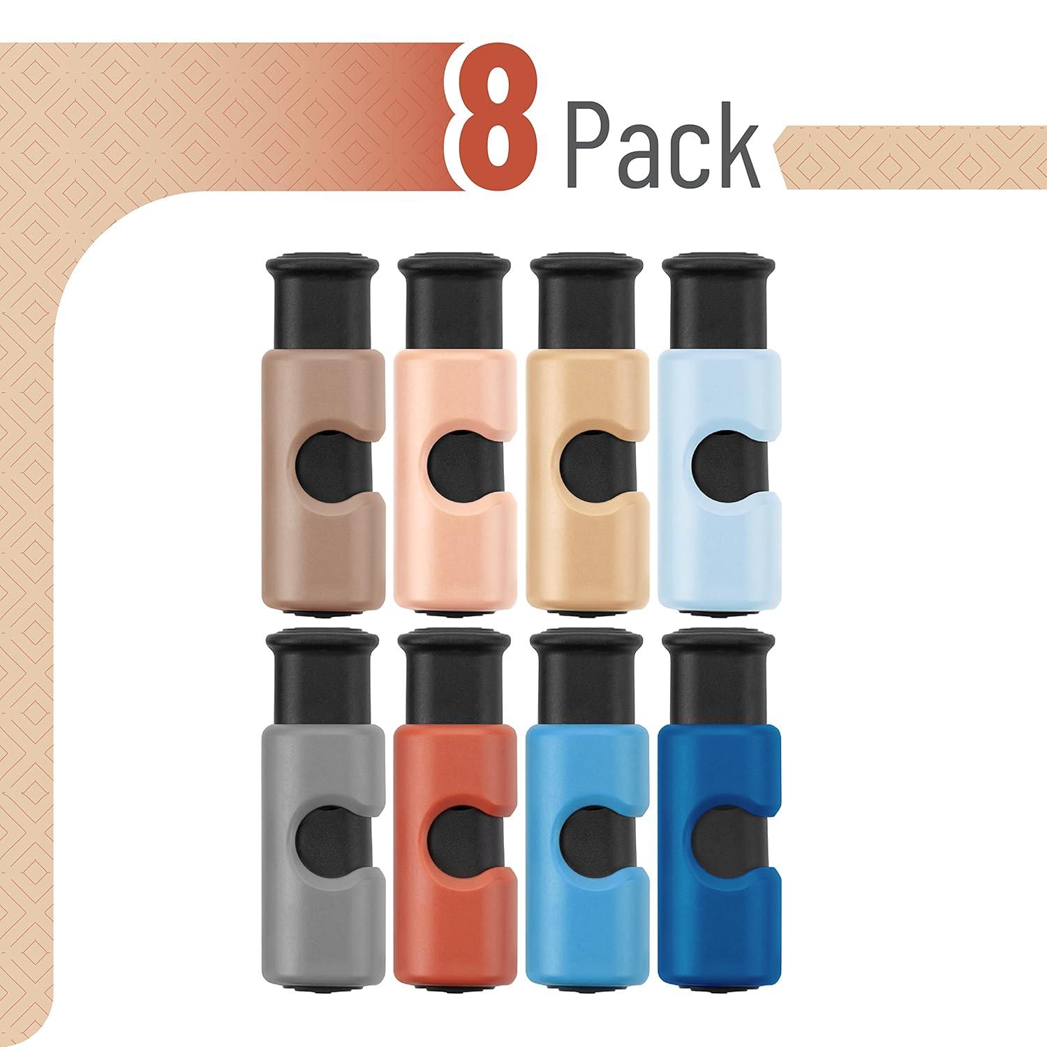 Mr. Pen- Bag Clips, 8 Pack, Squeeze and Lock Bread Bag Clips for Food Storage, Food Clips for Bags, Bread Clips, Plastic Bag Clip, Bag Closure Clips, Bread Clips Plastic, Bread Bag Clip