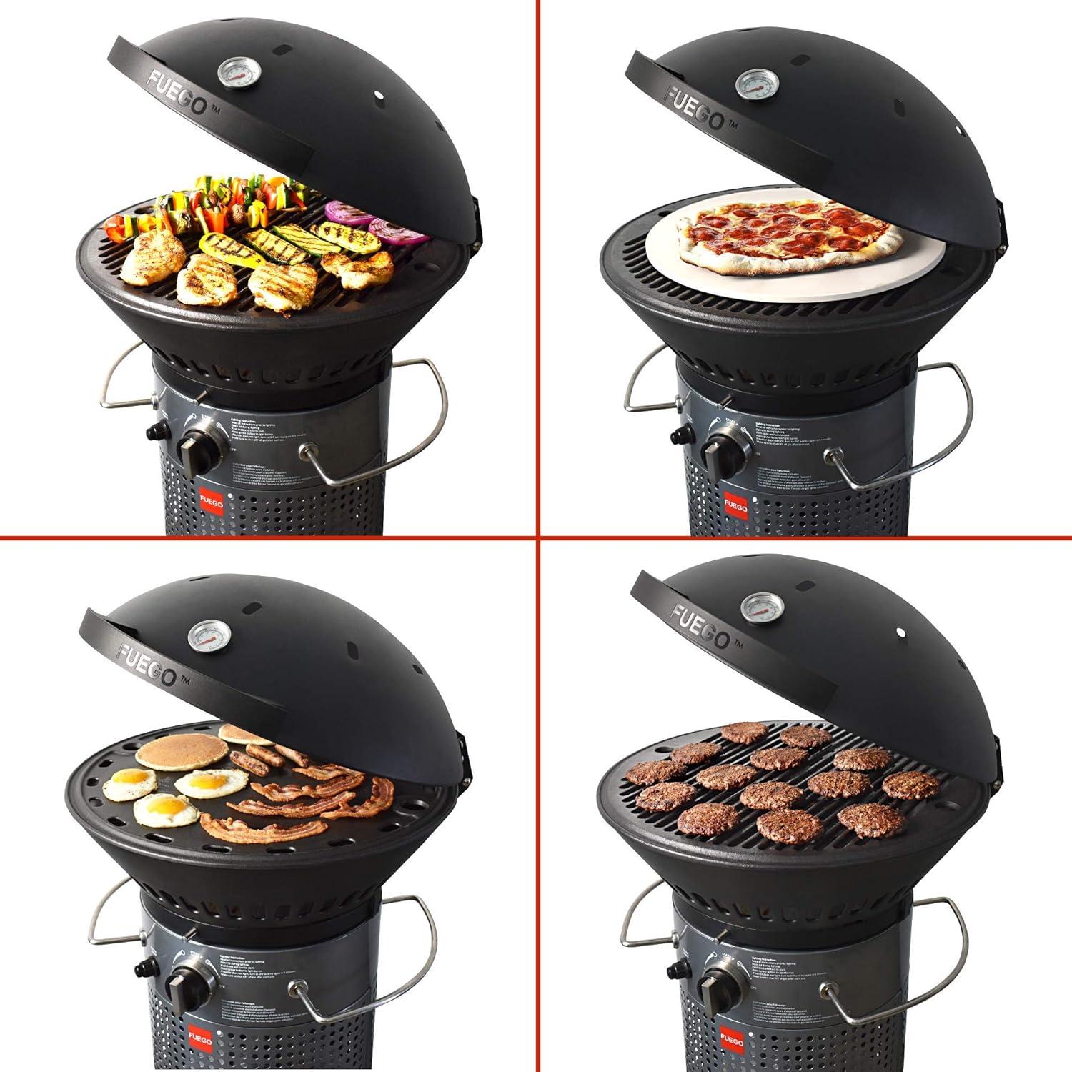 Fuego Living 2 - Burner Countertop Liquid Propane Gas Grill